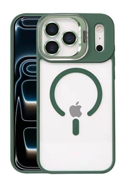 cepmoda حافظة آيفون 17 برو - فاخرة متوافقة مع ماج سيف، مع حامل للكاميرا (هدية...