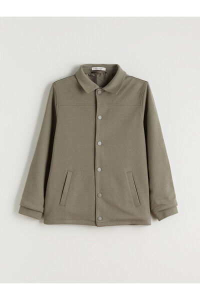 LC Waikiki Özmarka New Season Shirt Collar Boys' Jacket