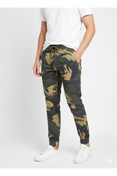STITCH by MH Men's Military Pattern 4 pocket Joggers