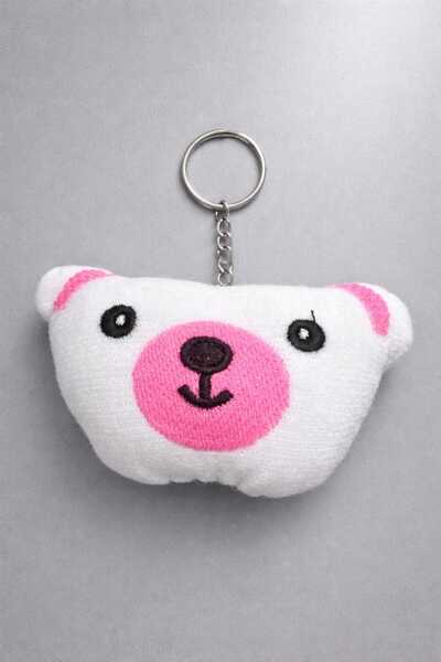 KAYLANIN DÜNYASI Plush Teddy Bear Keychain – Bag and Key Accessory, Birthday and Friend Gift