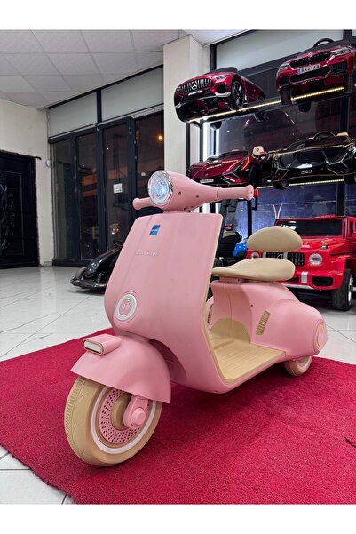 POYRAZ AKÜLÜ Büyük boy Vespa akülü motor 12V (2-10yaş )