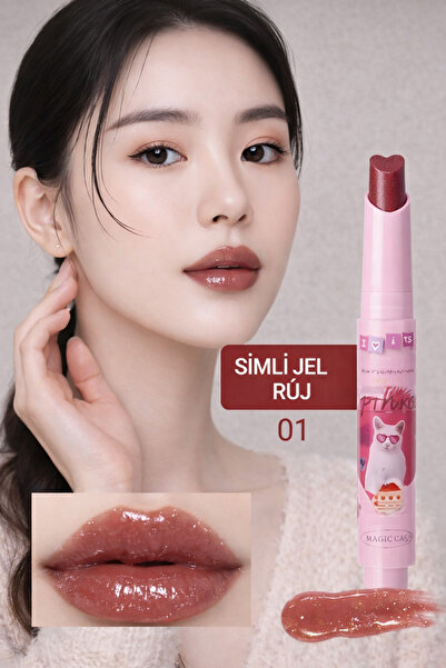 magic casa Simli Jel Ruj – Cam Parlak Görünüm | Kalp Uçlu | Akışkan Jel Doku ...