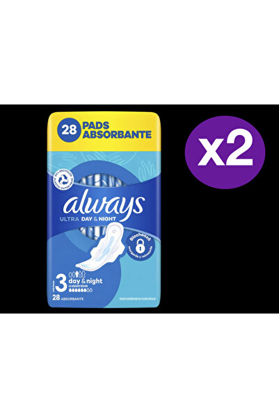 Always Absorbents Ultra Night Quattro, 28 pcs x 2