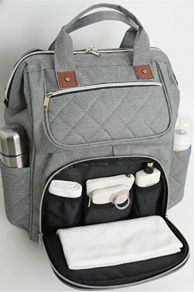 FOCUX Ni̇l-Anne Care Baby Bag Backpack A.Grey