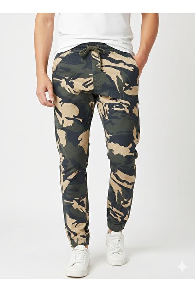 STITCH by MH Men's Military Pattern 4 pocket Joggers