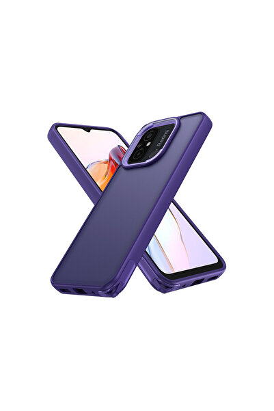 TechTrove غطاء حماية من مادة TPU بتصميم مطفي متوافق مع هاتف شاومي ريدمي 12C