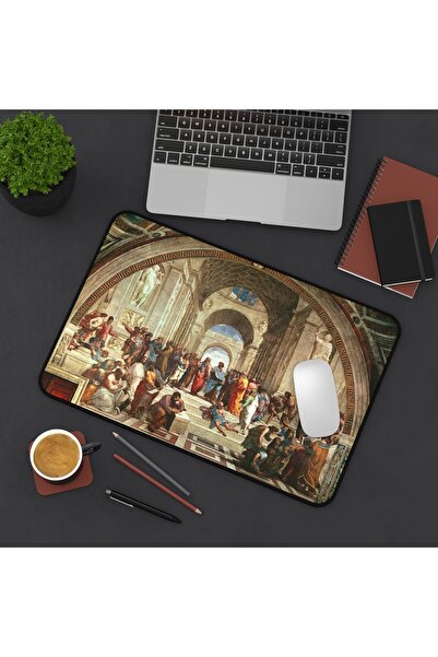 FALAVİ Atina Okulu Mousepad, Gamer Mousepad, Amerikan Servis, Masa Süme