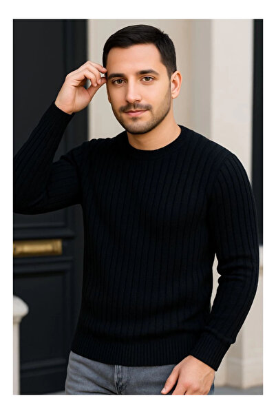 byasafkids Men's Cycling Round Neck Knitwear Sweater Cotton Thick Corded Fabr...