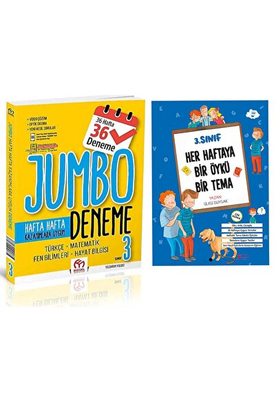 MODEL EĞİTİM YAYINCILIK 3. Sınıf Jumbo 36 Haftalık Deneme Seti Yeni Nesil Bec...