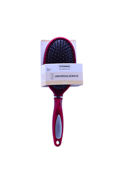 TITANIA ITALY TITANIA UNI HAIR BRUSH M PLASTIC RED 1631