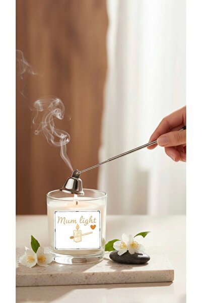 Mumlight Mum Söndürücü Gümüş Renk 32 cm Uzatabilir Kısalabilir Şık Mum Dekor ...