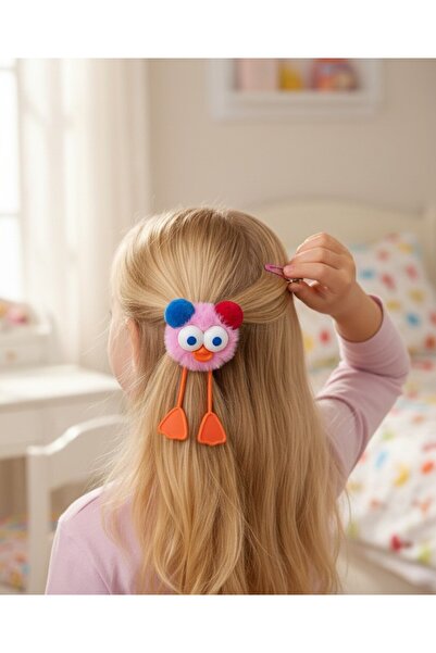 SeaBubbles Plush Girl's Elastic Buckle Set of 2 Standard Pink