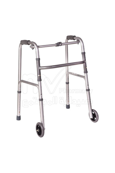 walker 4 أقدام + دائرة من الألومنيوم