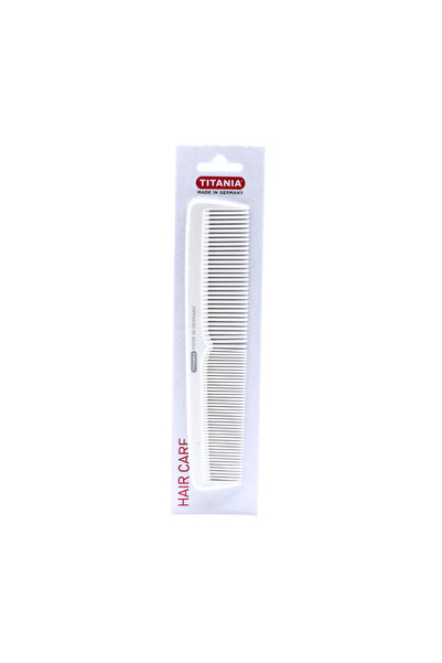 TITANIA ITALY TITANIA HAIR COMB PLASTIC WHITE BIG 1809\6