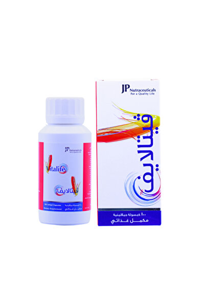 Vitalife كبسولات جيلاتينية لينة 100 كبسولة. TP