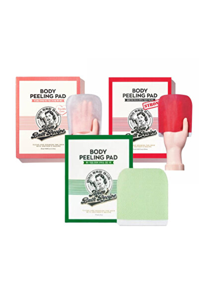 Moms Bath Recipe وصفة مومز باث لتقشير الجسم الكوري بالليفة 3 × 25 مل