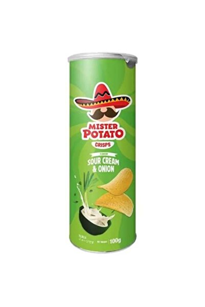 FO مستر بوتيتو - رقائق البطاطس بنكهة الكريمة الحامضة والبصل 100 غرام
