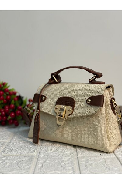 SMF Gess krem kahve orijinal çanta