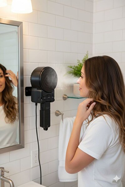 TESCOM دفاية هواء حار ومجفف شعر F.I.X.O.N من | جهاز 2-في-1 بمستويات حرارة متعددة | صناعة يابانية