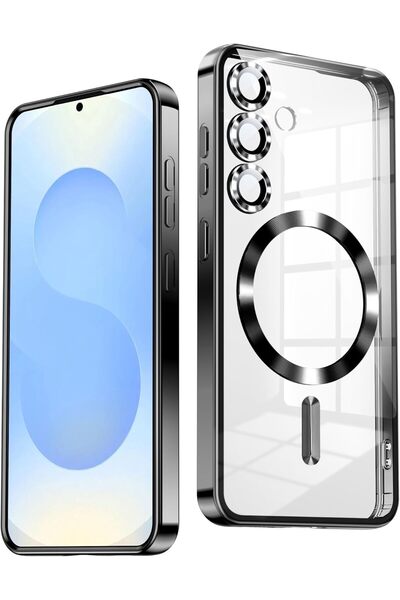 Kipgsm Samsung Galaxy A54 Uyumlu Kılıf Magsafe Şarj Destekli Kamera Lens Koru...