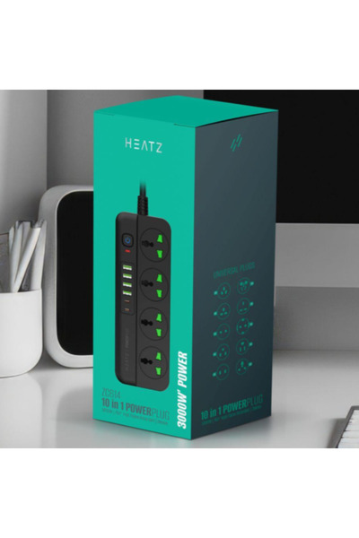 HEATZ ZC 614 10-in-1 Power Strip