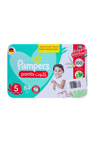 Pampers سراويل واقية من الطفح الجلدي (5) 12-18 كجم 84DIA