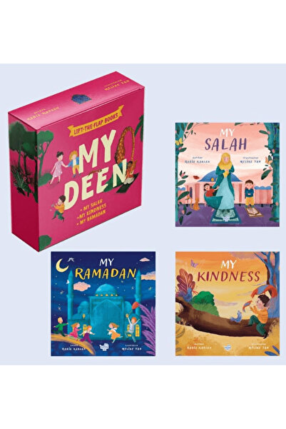 Puset Kitap My Deen - İngilizce Benim İçin Seti (3 Pencereli Kitap) / Rabia K...