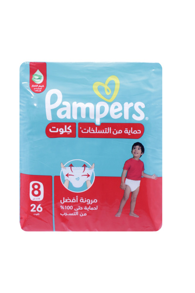 Pampers سروال واقي من الطفح الجلدي DIA (8) +19 كجم 26DIA