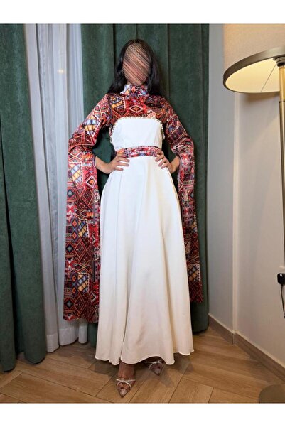 ALGOOD White Ramadan jalabiya with traditional details