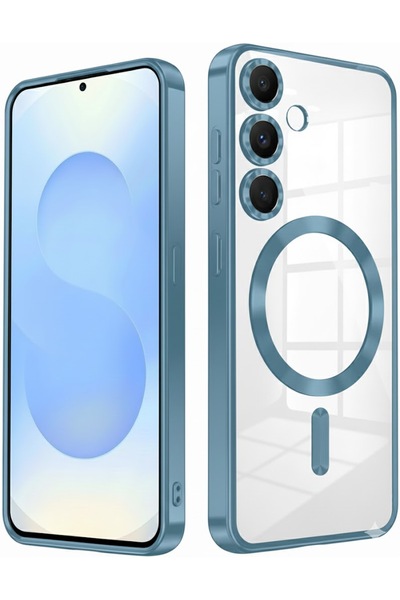 Kipgsm Samsung Galaxy A55 Uyumlu Kılıf Magsafe Şarj Destekli Kamera Lens Koru...