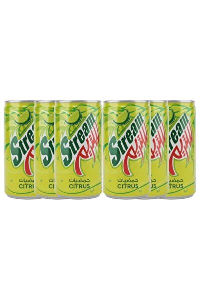 Stream مشروب غازي بنكهة الحمضيات - عبوة من 6 زجاجات × 185 مل