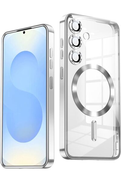 Kipgsm Samsung Galaxy A54 Uyumlu Kılıf Magsafe Şarj Destekli Kamera Lens Koru...