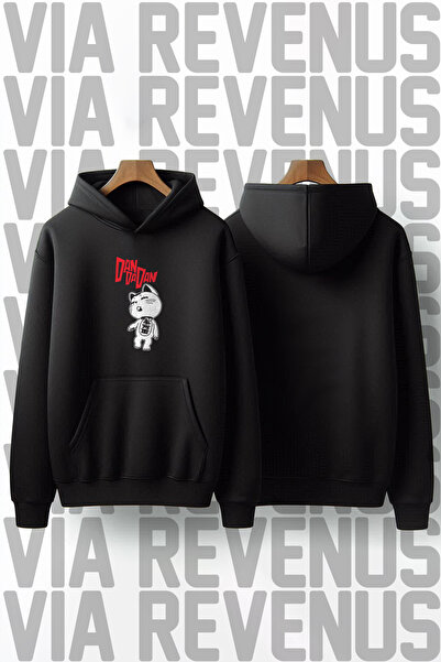 Vordevia Dandadan Printed Unisex Oversized Hooded Sweatshirt - Custom Design Graphic Hoodie