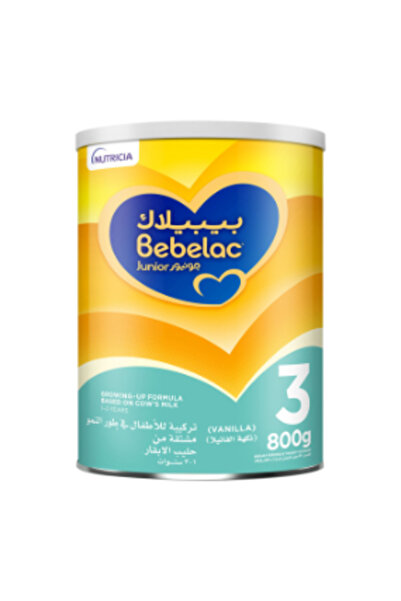 Bebelac JUNIOR 3 GROWING UP MILK VANILLA 1-3Y 800G