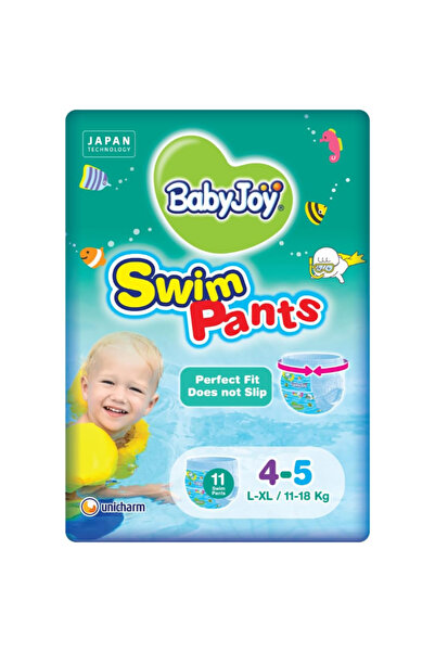 Baby Joy سراويل سباحة بيبي جوي مقاس 4-5، مقاس كبير جدًا (L-XL)، 11 قطعة