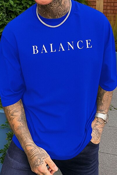 E-ROMA Μπλουζάκι Unisex με στάμπα Balance