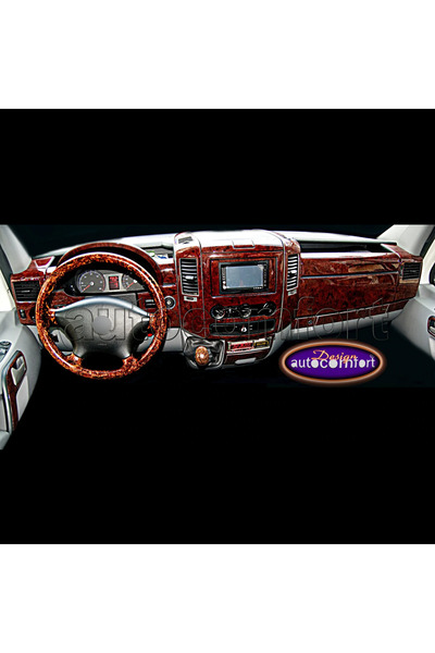 ODAC TUNING Mercedes Sprinter Mahogany Trim Dashboard Trim Console Trim W906 2006-19 Mahogany Full Set