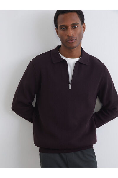 LC Waikiki Peak New Season Polo Neck Men's Knitwear Sweater