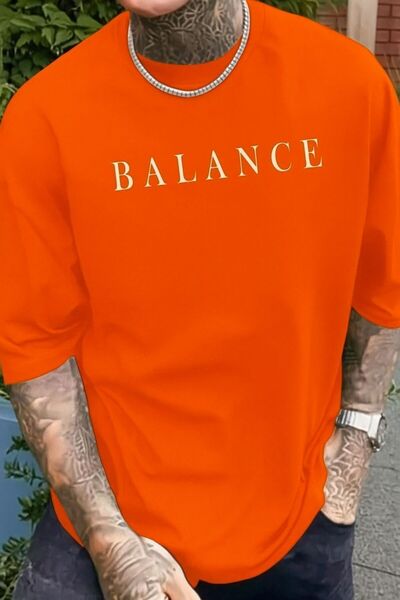 BENROMA Μπλουζάκι Unisex με στάμπα Balance