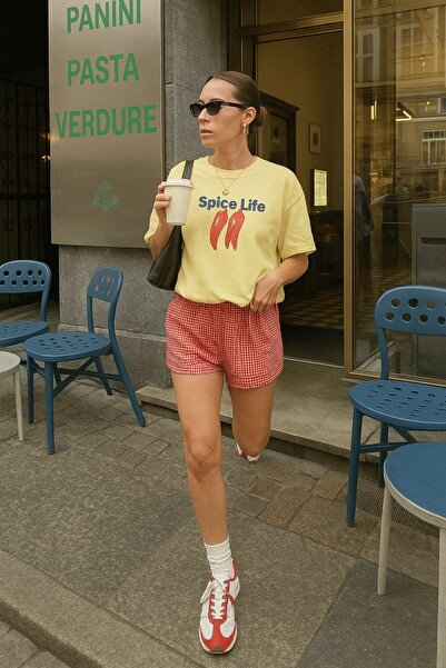 E-ROMA SPACE LIFE ŠTAMPANA UNISEKS MAJICA