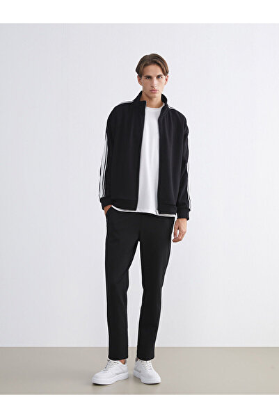 LC Waikiki Men's Black Standard Fit Trousers