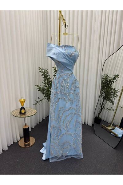 leen fashion Sky blue women's dress