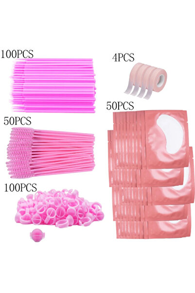 choice2 Pink A Set Wholesale Eyelash Extension Supplies Set Lashes Micro Brus...
