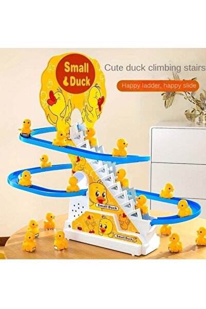 Generic Interactive Duck Climbing Stairs Toy - Automatic Stair Climbing Ducks...