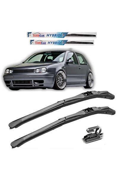 TEAMCAR Ștergătoare Volkswagen Golf 4 - 3 uși (1997-2003) Set față hibrid