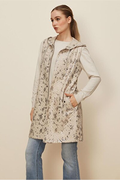 Alvina Varech Printed Quilted Vest 46150