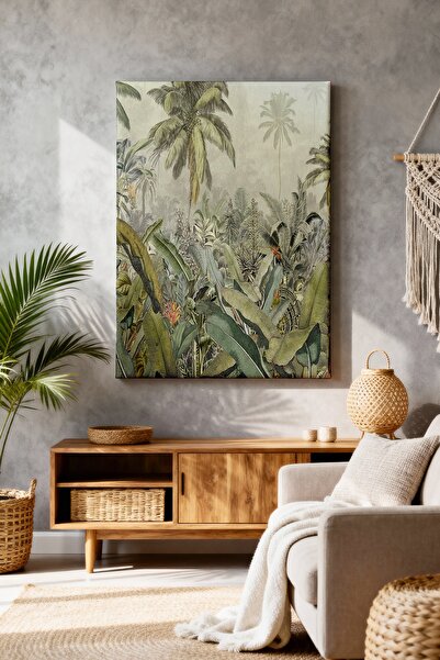 ART NEST DEKOR YEŞİL ORMAN CANVAS TABLO