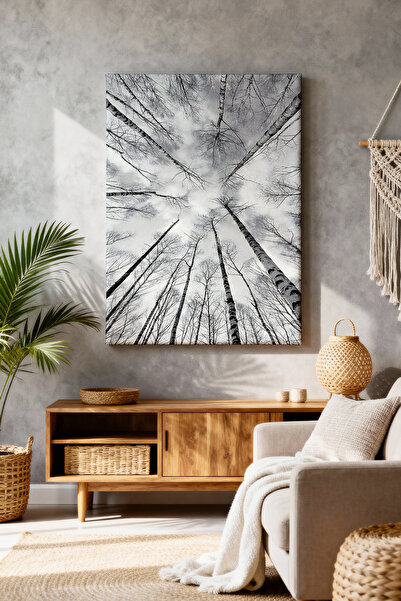 ART NEST DEKOR UZUN AĞAÇLAR CANVAS TABLO