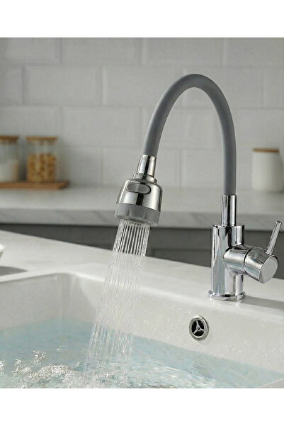 enalburumtr رأس صنبور مرن / حلزوني – كوبار / رمادي