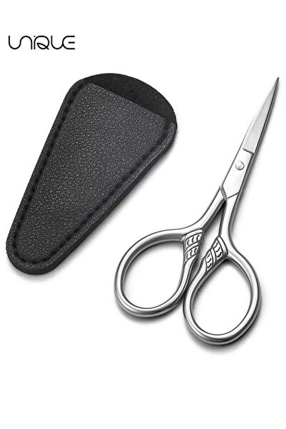 Genericc Unique Small Precision Scissors, 3.7inch Stainless Steel Multi-Purpose Vintage Beauty Grooming Kit f